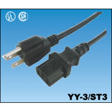 USA-Typ Kabel Sets Kabel mit CSA & UL-Zulassungen für US-Markt